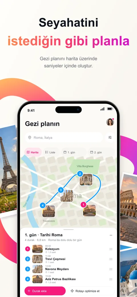 Pictoura’nın App Store ekran görüntüleri